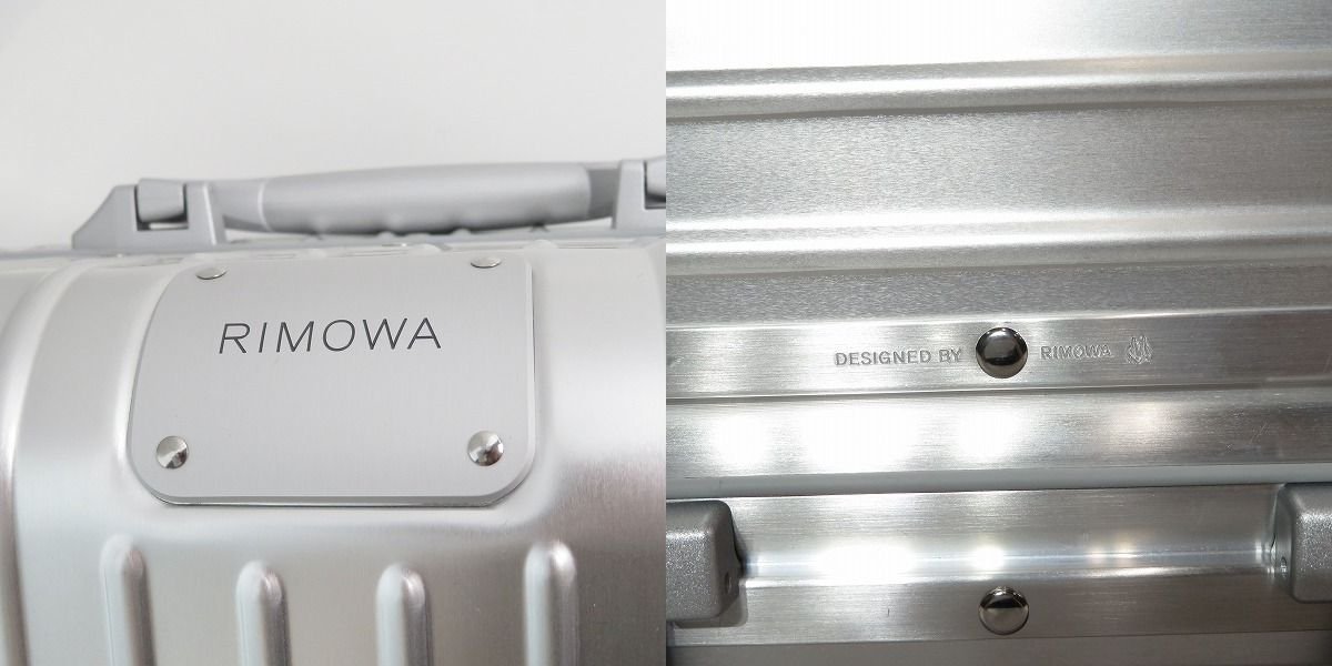 RIMOWA/リモワ ORIGINAL CABIN PLUS SILVER キャリーケース/スーツケース 4輪 92556004 同梱×/D4X_画像9
