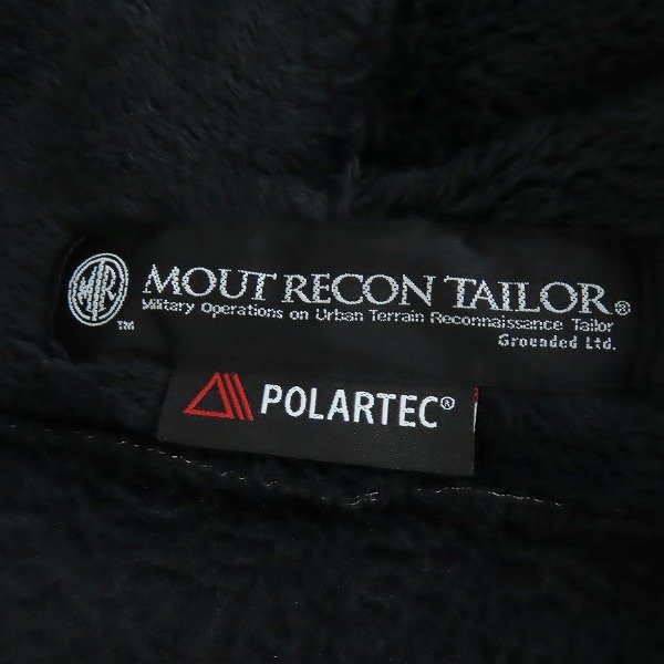 ☆MOUT RECON TAILOR/マウトリーコンテーラー Recon High Loft hoodie フリース ジャケット ブラック/44 /080_画像3