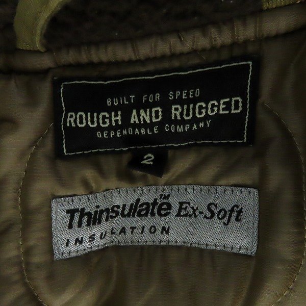 ☆ROUGH AND RUGGED/ラフアンドラゲッド Thinsulate EX-Soft 内キルティング ジャケット/2 /080_画像3