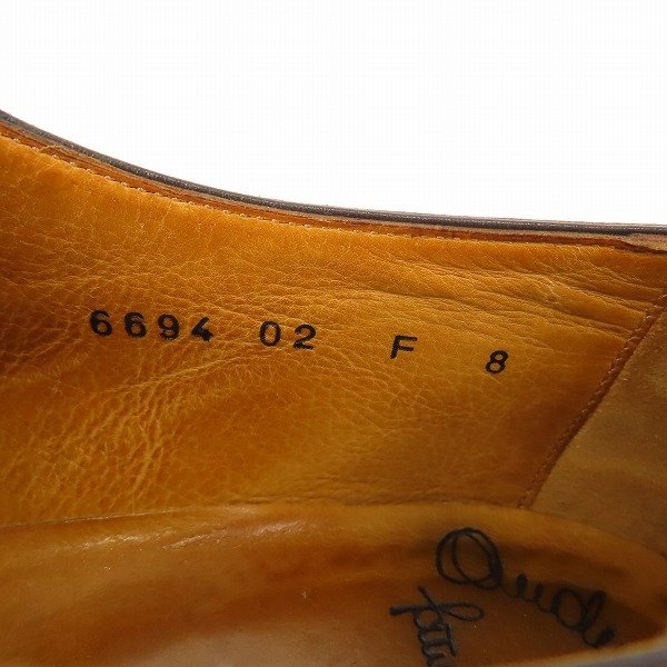 Santoni/サントーニ レースアップ パンチドデザイン レザー ドレスシューズ 6694/8 /080_画像6