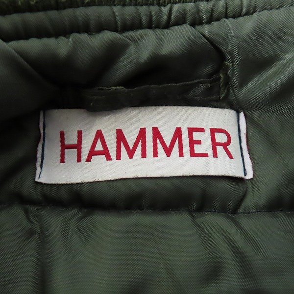☆HUMMER/ハマー バックパッチ/迷彩柄 リバーシブルma-1ジャケット/ブルゾン/XL /080_画像5