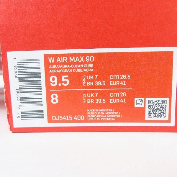 NIKE/ナイキ W AIR MAX 90/エア マックス 90 DJ5415-400/26.5 /080_画像9