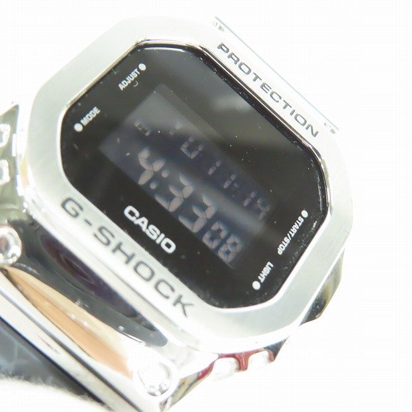 G-SHOCK/Gショック メタルスクエア デザイン ラバーバンド 腕時計/ウォッチ GM-5600-1DR /000_画像6