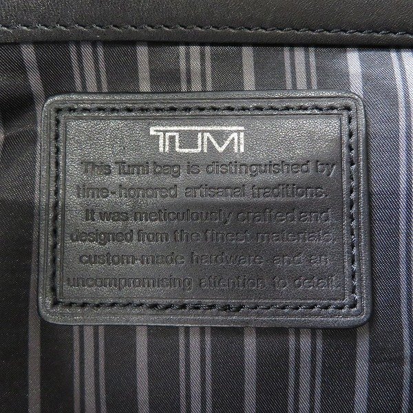 TUMI/トゥミ 2WAY BEACON HILL/ビーコンヒル レザー ブリーフケース ブラック 68517D /080_画像7