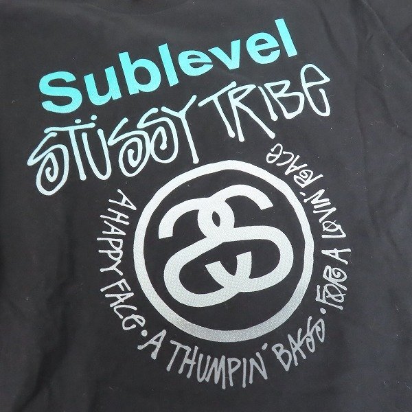 ☆STUSSY/ステューシー Sublevel/ターンテーブル プリント 半袖Tシャツ/L /LPL_画像8