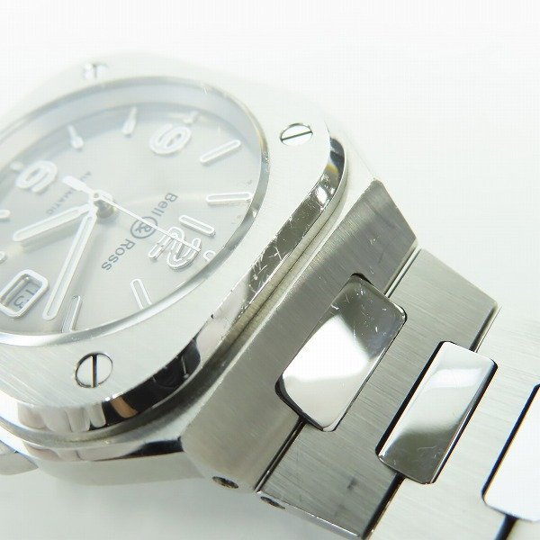 【ギャラ付き】BELL&ROSS/ベル&ロス GREY STEEL 腕時計 BR05A-GR-ST /000_画像8