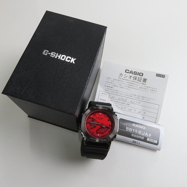 G-SHOCK/Gショック メタルカバード カーボンコアガード構造 レッド GM