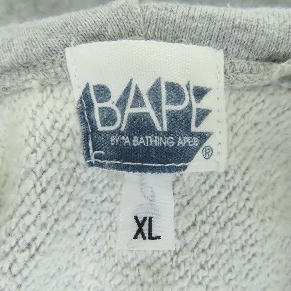 ☆A BATHING APE×KAWS/アベイシングエイプ×カウズ フルジップ パーカー/XL /060_画像3