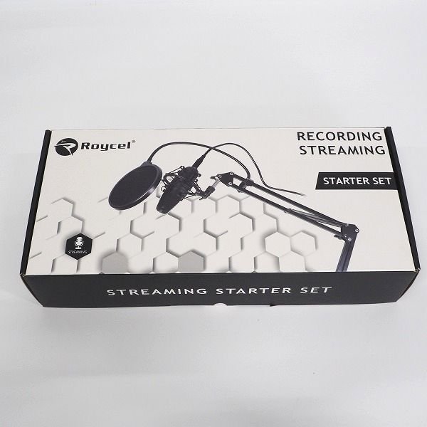 Roycel USB コンデンサーマイク STREAMING STARTER SET【簡易動作確認済】 /080_画像7