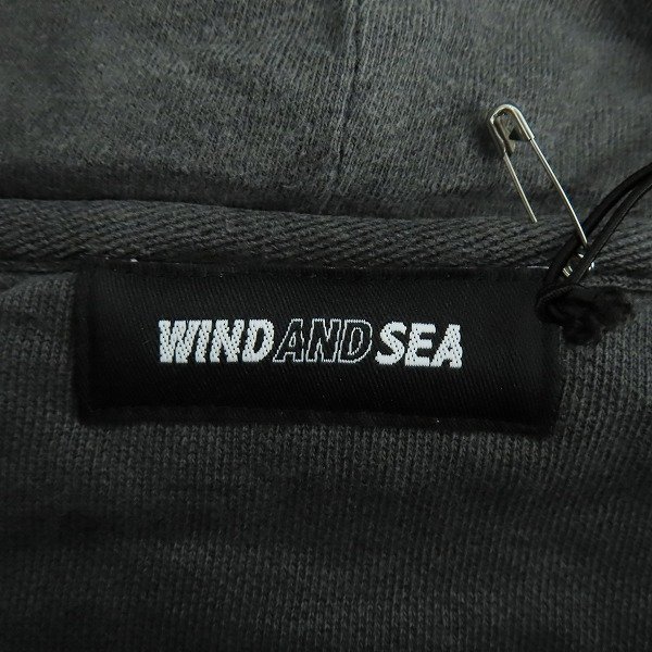 ☆【未使用】WIND AND SEA /ウィンダンシー SEA (sea-alive) HOODIE パーカー WDS-21S-TPS-03/S /060_画像3