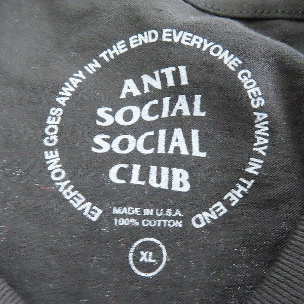 ☆【未使用】ANTI SOCIAL SOCIAL CLUB/アンチソーシャルソーシャルクラブ ローズ 長袖Tシャツ XL /LPL_画像3