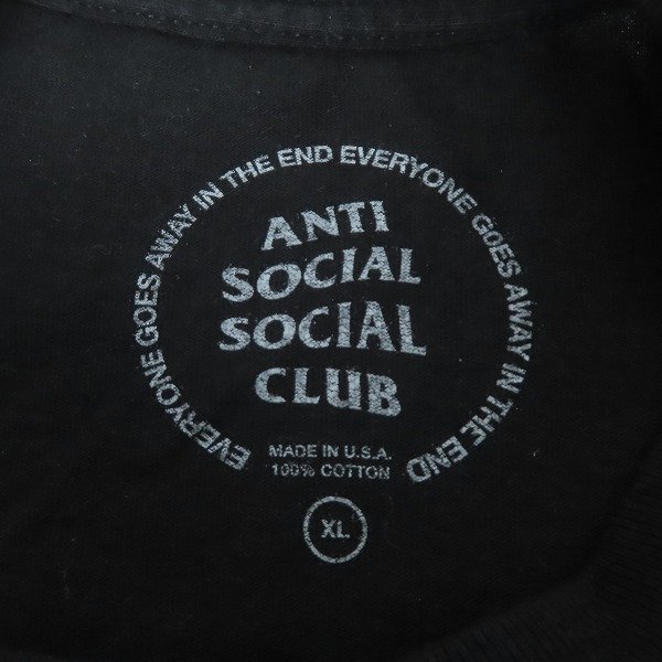 ☆ANTI SOCIAL SOCIAL CLUB/アンチソーシャルソーシャルクラブ イナズマプリント半袖Tシャツ XL /LPL_画像3
