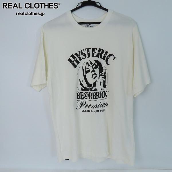 ☆HYSTERIC GLAMOUR× BE＠RBRICK/ヒステリックグラマー×ベアブリック クルーネック 半袖Tシャツ 02212CT19/L /LPL_詳細な状態は商品説明内をご確認ください。