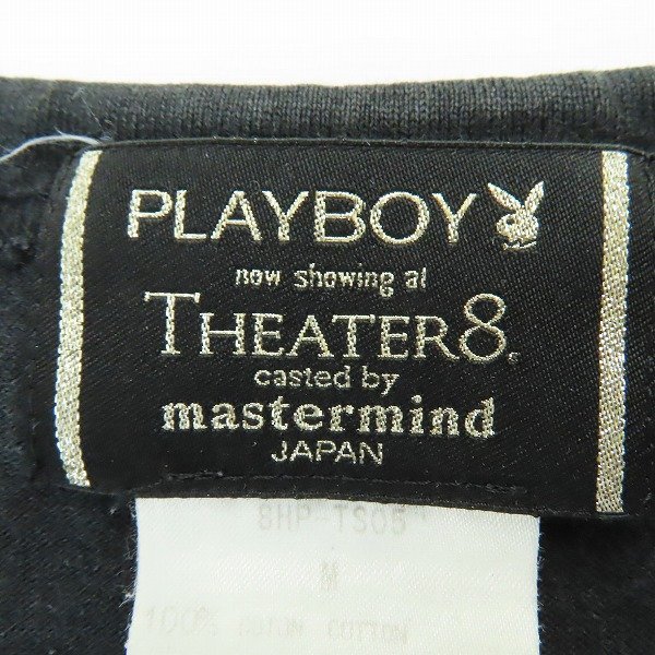 ☆mastermind×THEATER8×play boy/マスターマインド×シアターエイト×プレイボーイ Tシャツ 8HP-TS05/M /LPL_画像3