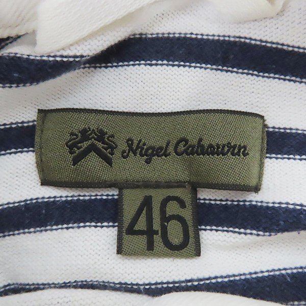 ☆Nigel Cabourn/ナイジェルケーボン ボーダー 胸ポケットTシャツ/ポロシャツ 2点セット /060_画像4