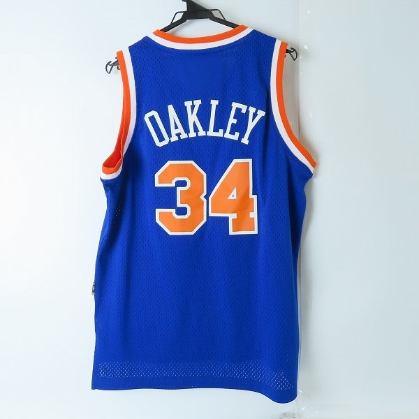 ☆adidas/アディダス NBA New York Knicks #34 OAKLEY ユニフォーム M /LPL_画像2