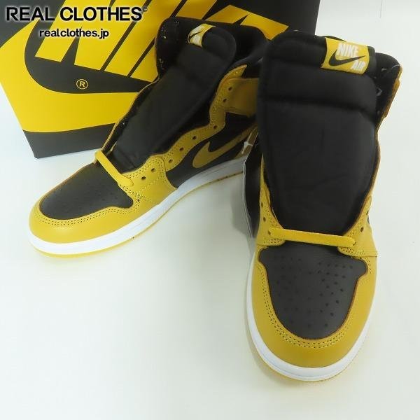 【未使用】NIKE/ナイキ AIR JORDAN 1 RETRO HIGH OG POLLEN/エア ジョーダン 1 レトロ ハイ オリジナル パラン 555088-701/25.5 /080_詳細な状態は商品説明内をご確認ください。