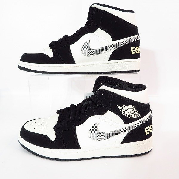 【未使用】NIKE/ナイキ AIR JORDAN 1 MID SE Equality/エアジョーダン1 ミッド シーズナルエディション 852542-010/27 /080_画像4