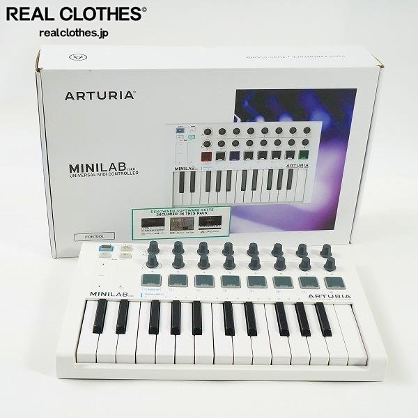 ARTURIA/アートリア MINILAB mk II 2 MIDIキーボード 通電確認済み /080_詳細な状態は商品説明内をご確認ください。
