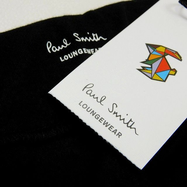 新品 1円～ ポールスミス ジョガーパンツ アーティストストライプ 黒 LL ストレッチスムース Paul Smith メンズ 【B2507a】_画像10