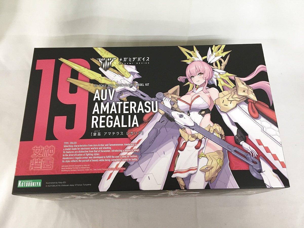 【1円～】【未開封】メガミデバイス 皇巫 アマテラス レガリア 全高約180mm 1/1スケール プラモデル_画像1