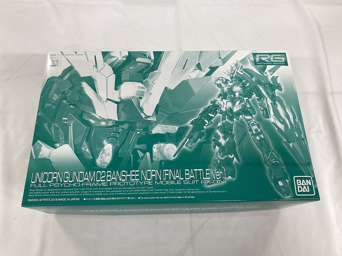 【1円～】【未開封】RG 1/144 ユニコーンガンダム2号機バンシィ・ノルン (最終決戦仕様)プラモデル 機動戦士ガンダムUC_画像1