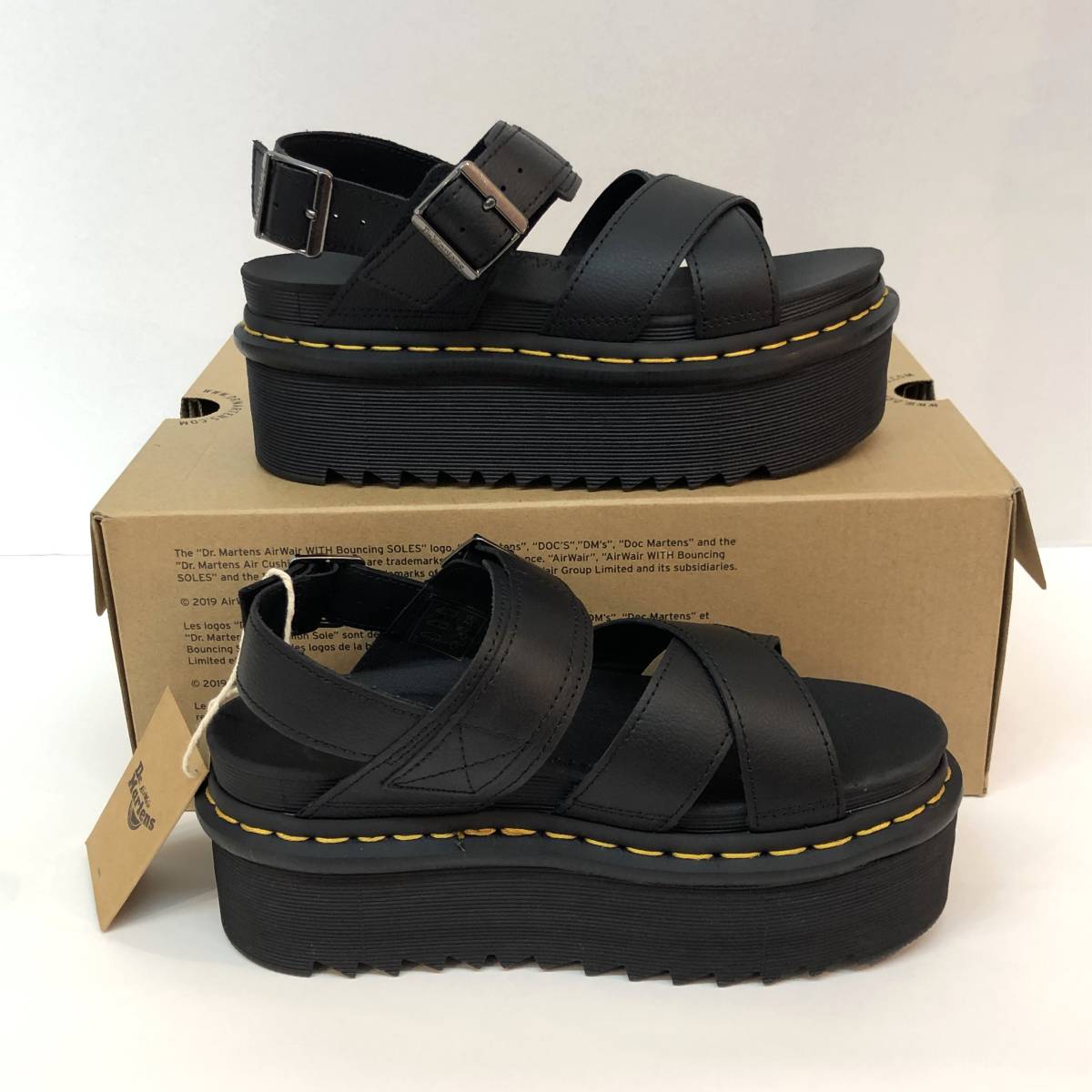 tu157　Dr.Martens　ドクターマーチン　レディースサンダル　30717001　厚底　UK4　23.0cm　未使用 / 箱あり_画像4