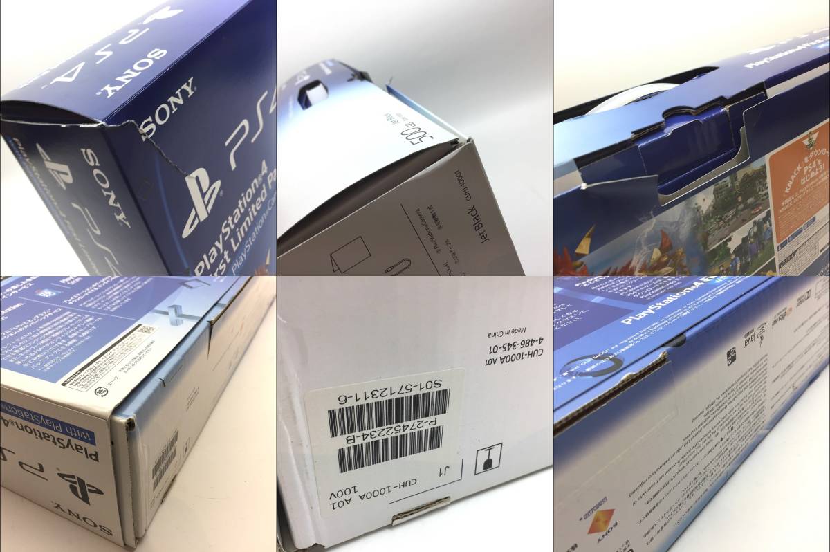 kk057　SONY　PlayStation4　PS4　本体　CUH-1000A　500GB　ジェットブラック　ジャンク/ディスク読み込み不可_画像10