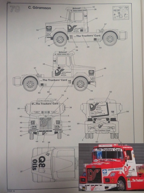 プラモデル 1/25 Revell 7540 - Phoenix-Man Racing Truck_画像8