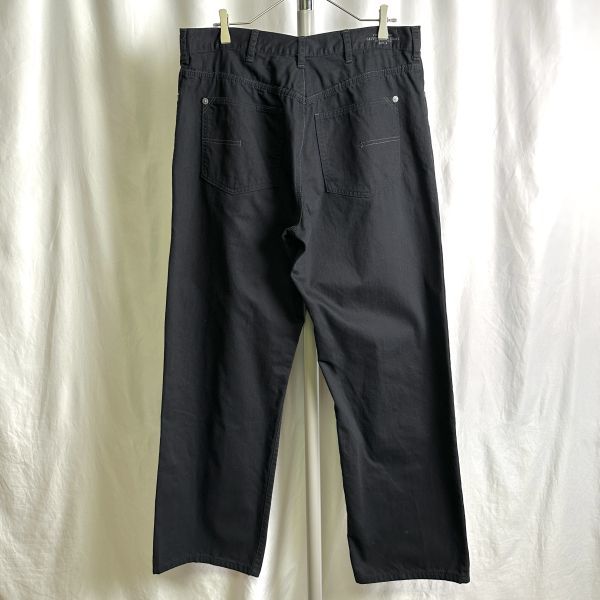 Calvin Klein Jeans ワイド デニム パンツ W38×L32 ブラック 黒 ストレート カルバンクライン CK 00s 古着 ビンテージの画像2