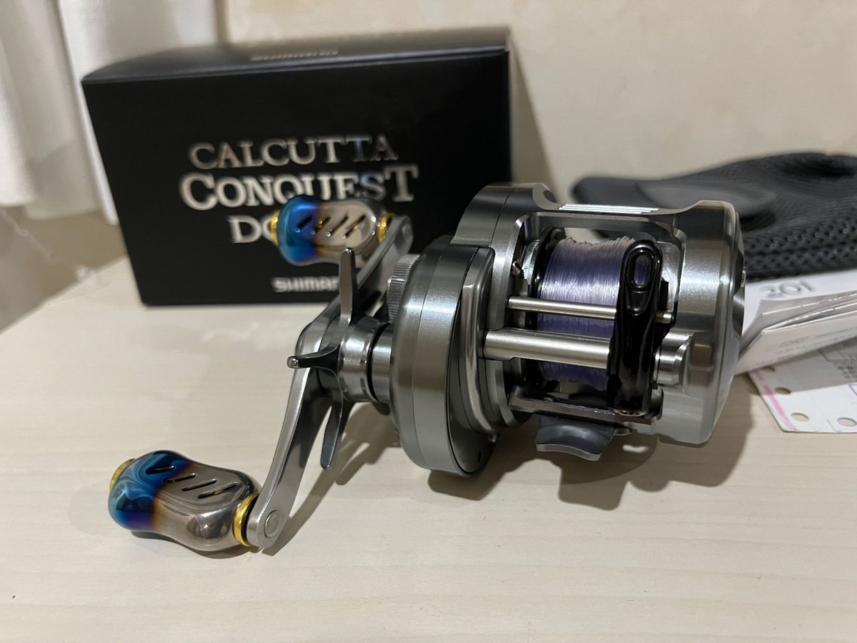 シマノ 19カルカッタ コンクエスト DC 200 カスタム 超美品 シマノ 19カルカッタ コンクエスト DC 200 カスタム 超美品