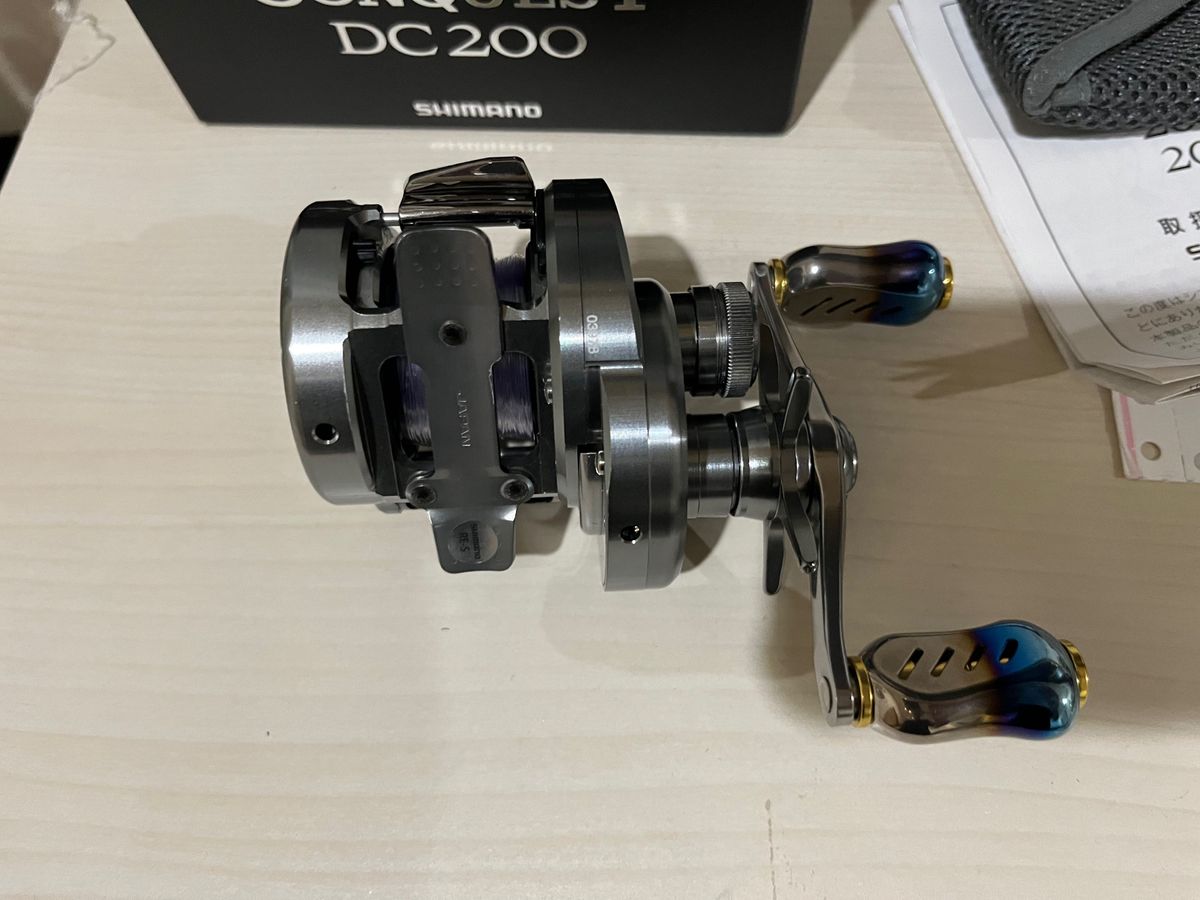 シマノ 19カルカッタ コンクエスト DC 200 カスタム 超美品 シマノ 19カルカッタ コンクエスト DC 200 カスタム 超美品