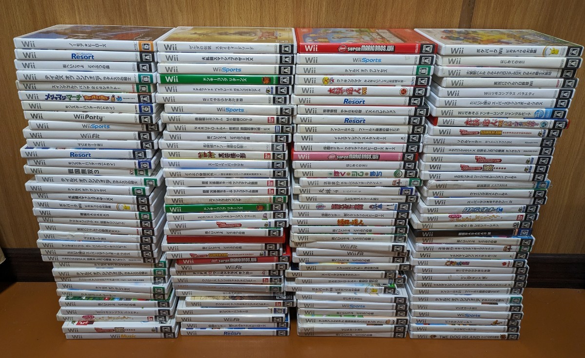 【ジャンク】【1円スタート】Wiiソフト ゲームソフト 大量 約140本 まとめ売り 任天堂 ニンテンドー 【A3】_画像1