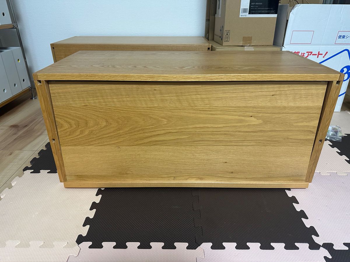 無印良品 MUJI ユニットシェルフ用 パーツ ボックス フラップ扉 無印良品 MUJI ユニットシェルフ用 パーツ ボックス フラップ扉