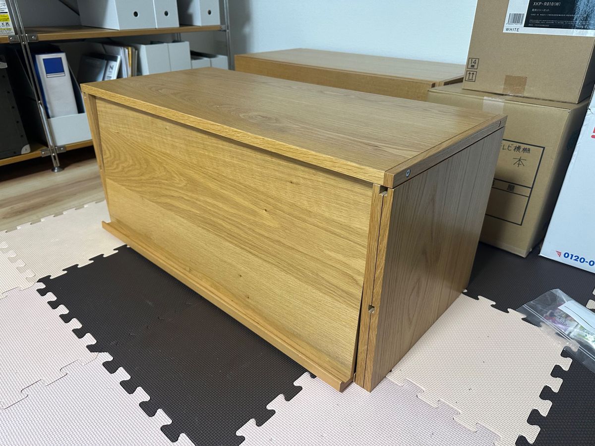 無印良品 MUJI ユニットシェルフ用 パーツ ボックス フラップ扉 無印良品 MUJI ユニットシェルフ用 パーツ ボックス フラップ扉