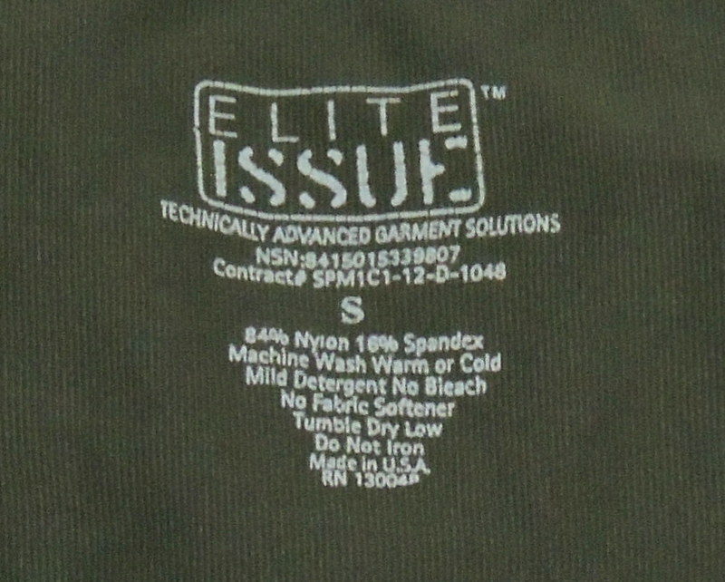 米軍 海兵隊 ELITE ISSUE ストレッチ Tシャツ OD Sサイズ_画像4