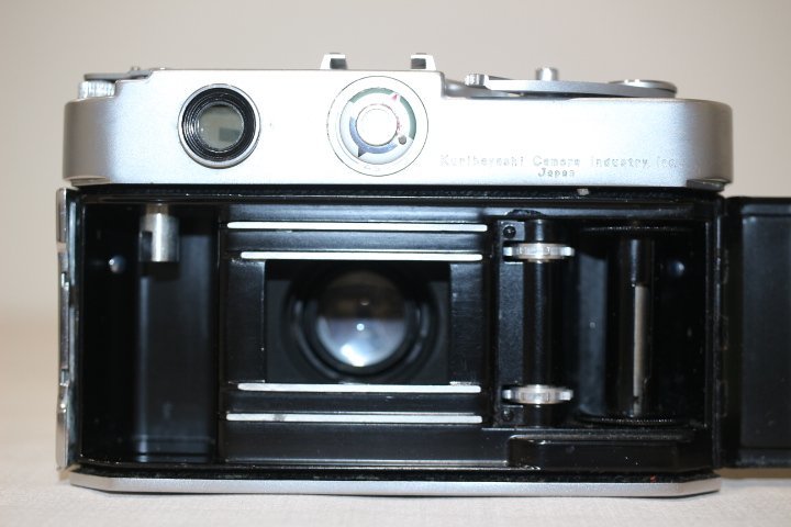 栗林カメラ Petri 1:1.9 f=4.5cm フィルムカメラ レンズ内部カビ有 動作未確認 4461_画像6