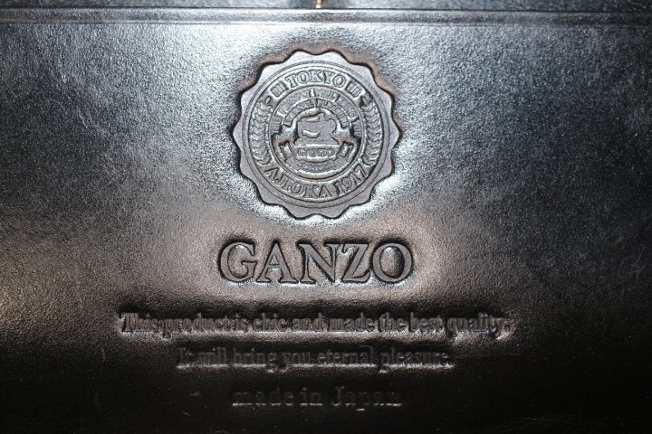 GANZO ガンゾ 牛革 長財布 保存袋 箱付 4581_画像5