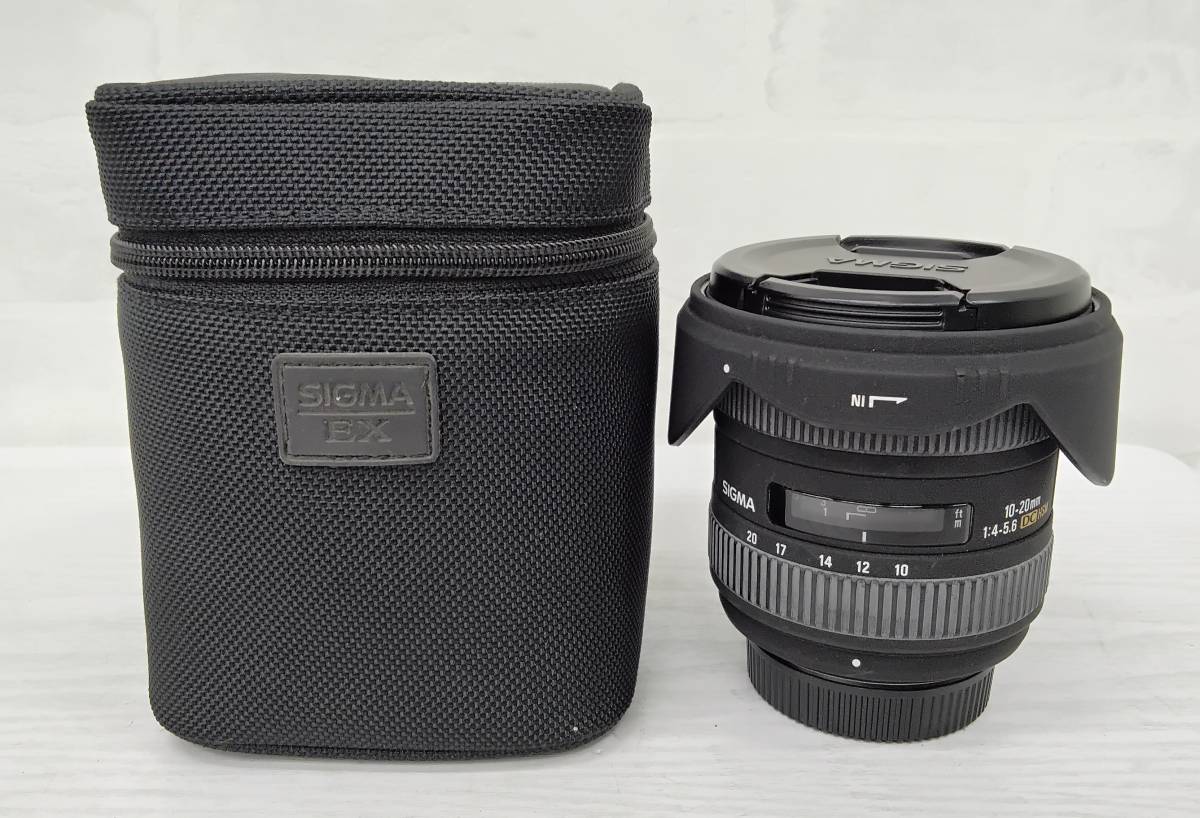 SIGMA/ Sigma FOR NIKON EX 10-20mm 1:4-5.6 DC HSM lens case attaching operation not yet verification Junk 