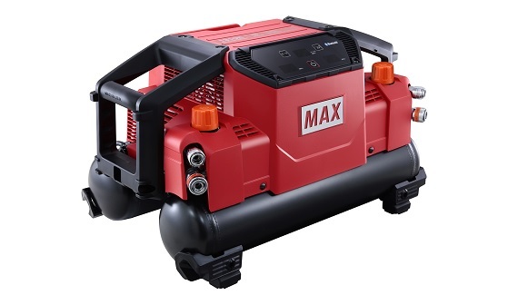 新品保証付き MAX エアコンプレッサ AK-HH1310E レッド 高圧専用 高圧取出口4個 タンク容量11L AK98475 マックス_画像1