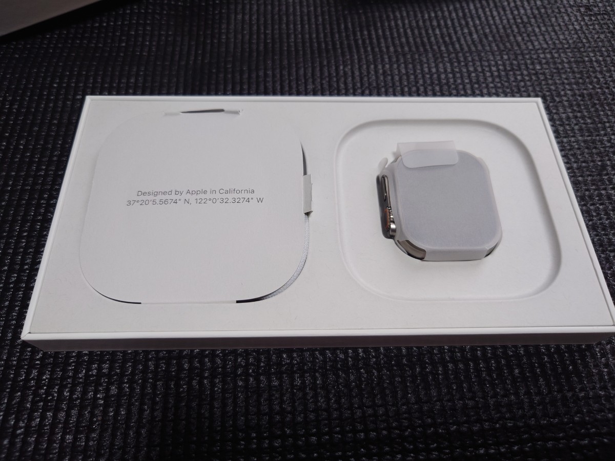 Apple Watch Ultra Cellular モデル 49mm GPS ワンオーナー品 保証残り有り ベルト未使用品 Apple care＋本年12月末まで 即決 美品_画像10