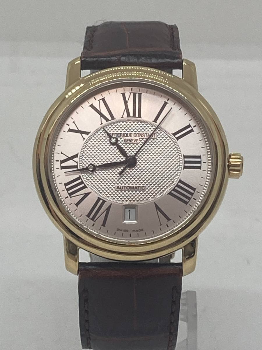 1円スタート 稼働品 FREDERIQUE CONSTANT GENEVE フレデリックコンスタント FC-303/310X3P5/6 ゴールド色 自動巻き メンズ 腕時計 趣味_画像2