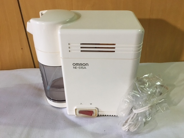 ■□ 未使用 OMRON オムロン 電子収入器スチームサワ NE-S15A 電源確認済み 箱に汚れがあります / スチーム吸入器 □■ 発送 本州850円の画像7