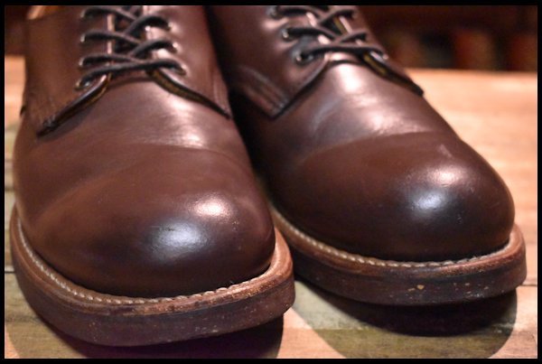 【9.5D 良品 12年】レッドウィング 8050 フォアマン オックスフォード 茶 チョコレート クローム 短靴 編み上げ ブーツ HOPESMORE_画像6