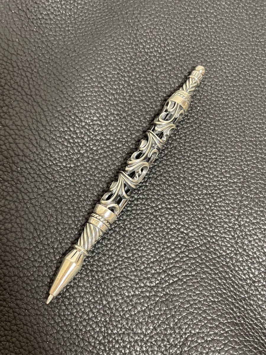 【匿名配送】落札者都合で削除のため再出品！1円スタート！CHROME HEARTS PEN FILIGREE クロムハーツ フィリグリーボールペン_画像2