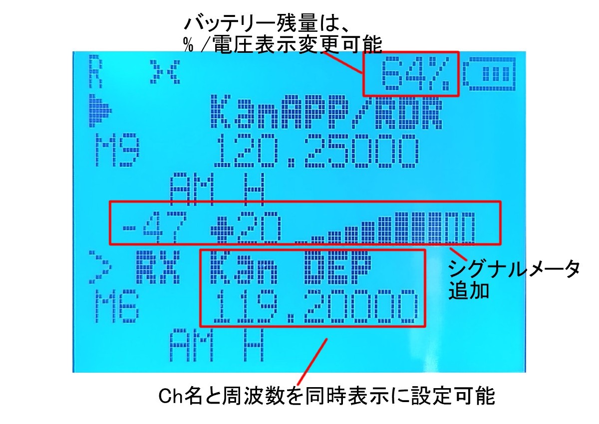 スペクトラムアナライザ搭載 UV-5R PLUS(UV-K5後継) AM/FM広帯域受信機18～1300MHz_画像4