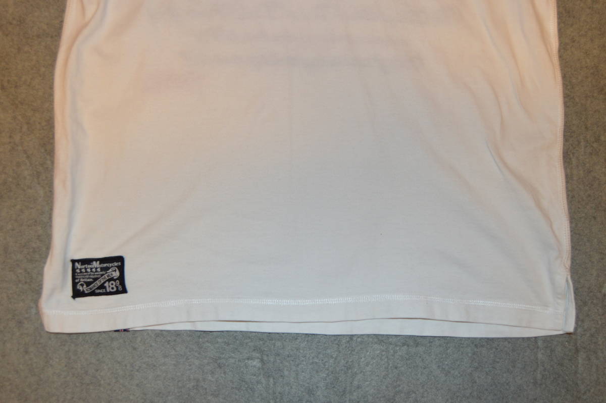 ◆ ビッグサイズ Norton ノートン 半袖 ポロシャツ 刺繍 ワッペン サイズXXL 白ボディ 綿95ポリウレタン5_画像8