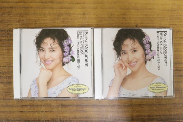 松田聖子 CD 3枚組 Seiko Monument All Singles Hits1980~1988 ベスト ヒットシングル ZA325_画像2