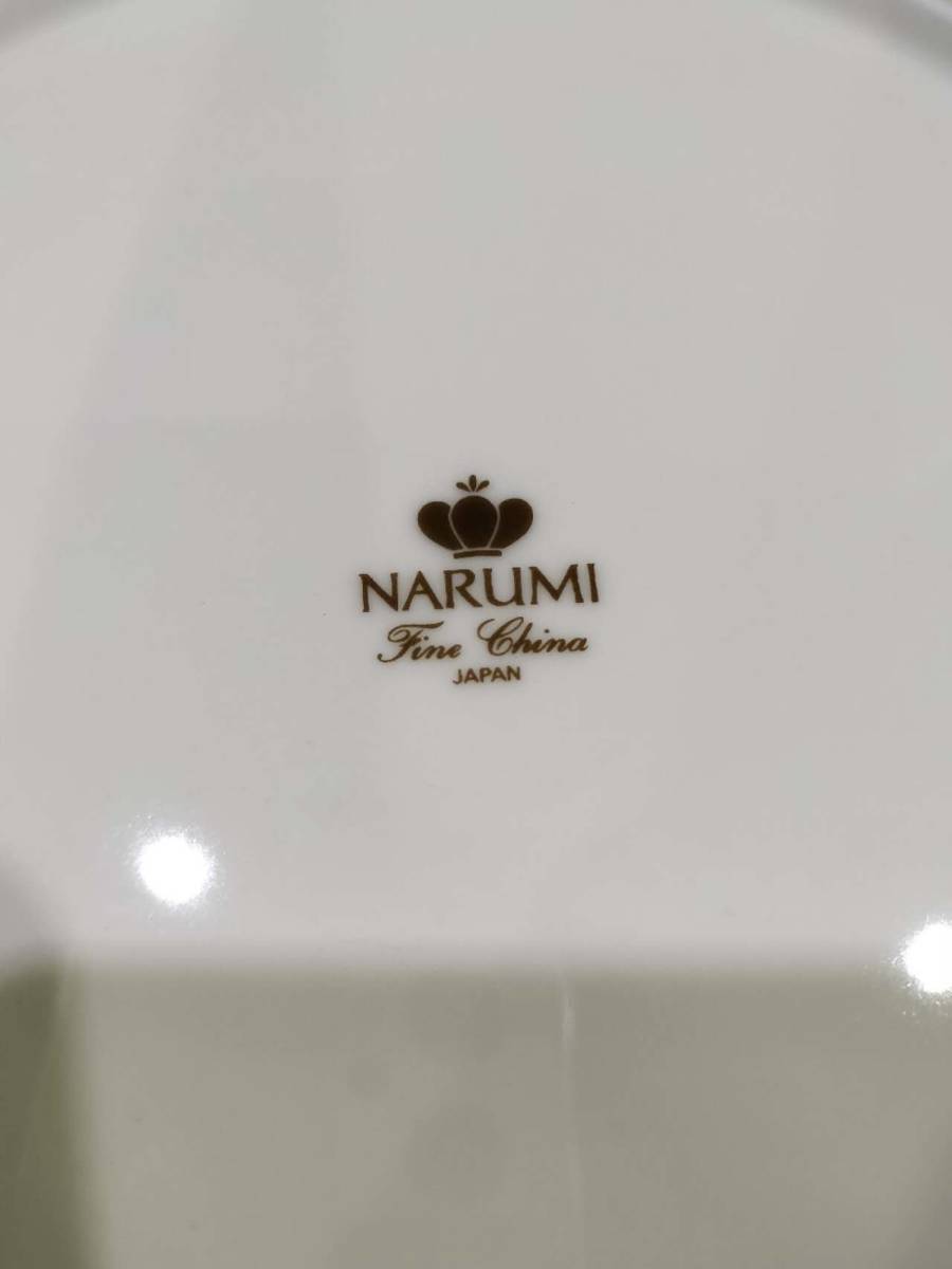 ★1円スタート★ NARUMI fine china ケーキ皿セット お皿セット 大皿①小皿⑤　6点セット　鉄仙花柄_画像9