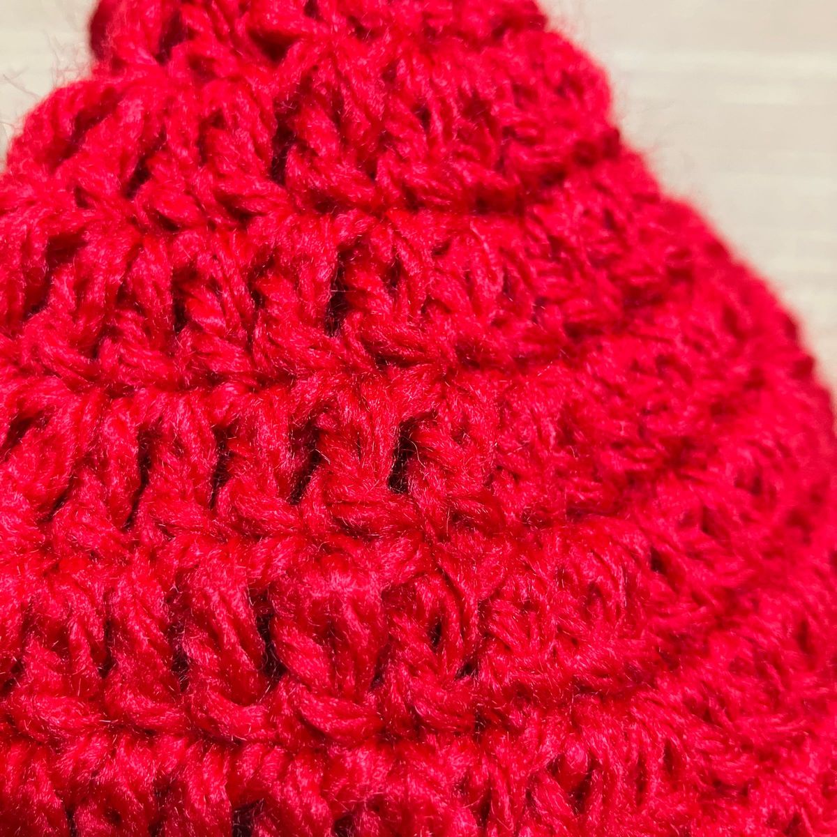 【新品未使用】ハンドメイド　手編み　どんぐり帽子 年中使える綿100